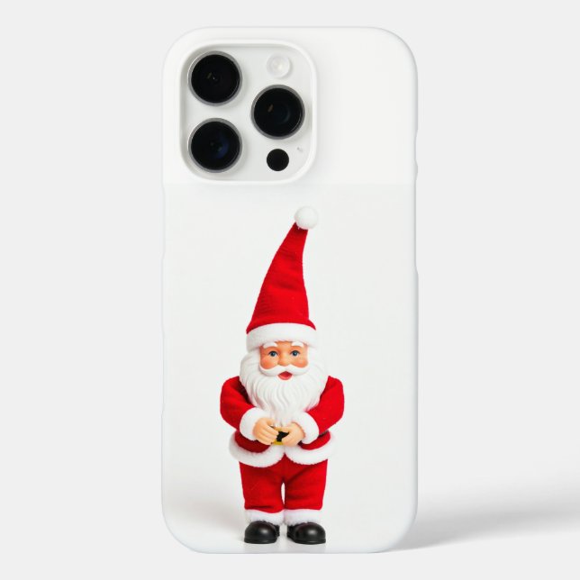 "Cute Santa Claus Mobile Case – Festive Holiday Pr (Back)