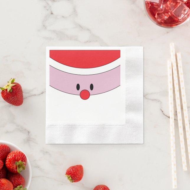 Cute Santa Claus Napkin (Insitu)