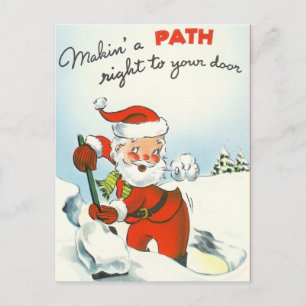 Cute Santa Claus Postcard