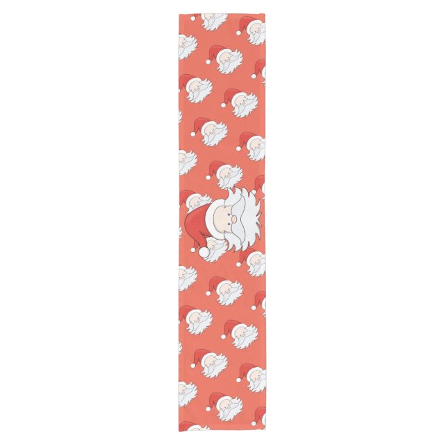 Cute Santa Claus Short Table Runner (Front)