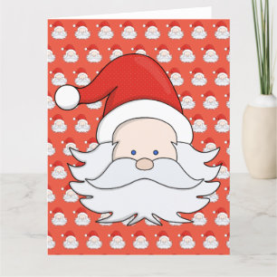 Cute Santa Claus Thank You Card