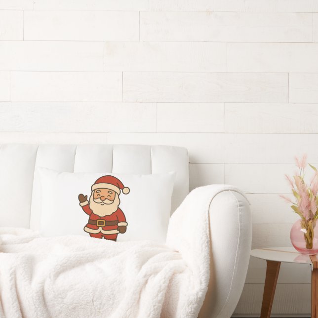 Cute Santa Claus Throw Pillow (Couch)
