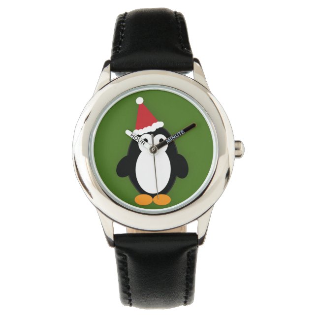 Cute Santa Penguin Watch (Front)