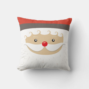 Cute Santa Throw Pillow