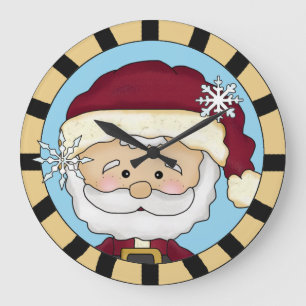 Cute Santa Wall Clock