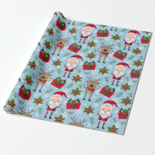 Cute Santa Wrapping Paper
