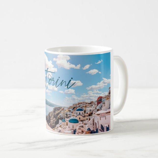 Cute Santorini - Greece Mug (Front Right)