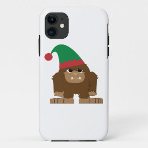 Cute Sasquatch Christmas Elf iPhone 11 Case