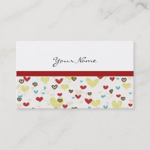CUTE & SASSY HEARTS PROFILE OR BUSINESS CARD
