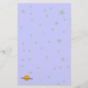 Cute Saturn Stationery