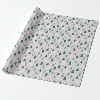 Cute Scandinavian Christmas Tree Mug Wrapping Paper