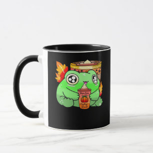 Cute Scary Frog Pumpkin Spice Latte Season Mug
