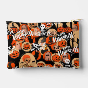  Cute & Scary Halloween Spooky vibes  Accessory Pouch