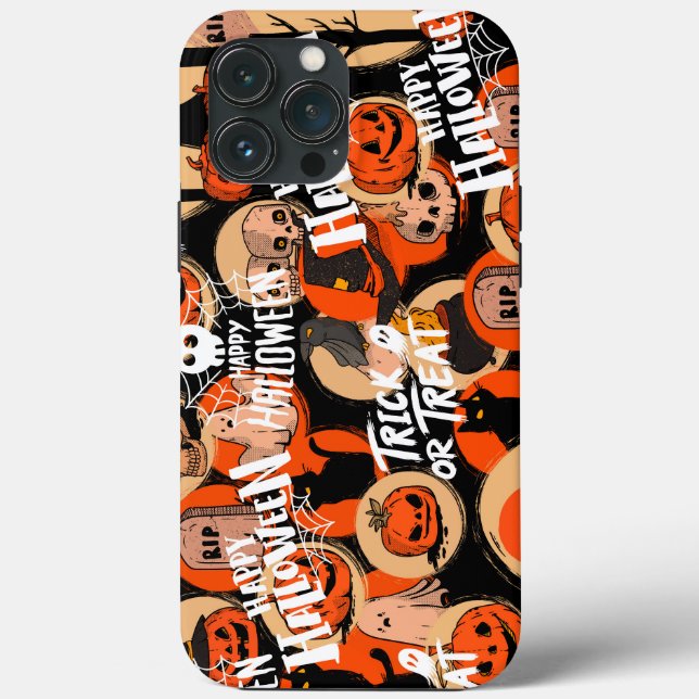  Cute & Scary Halloween Spooky vibes  Case-Mate iPhone Case (Back)