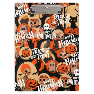 Cute & Scary Halloween Spooky vibes Clipboard