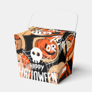 Cute & Scary Halloween Spooky vibes Favor Box