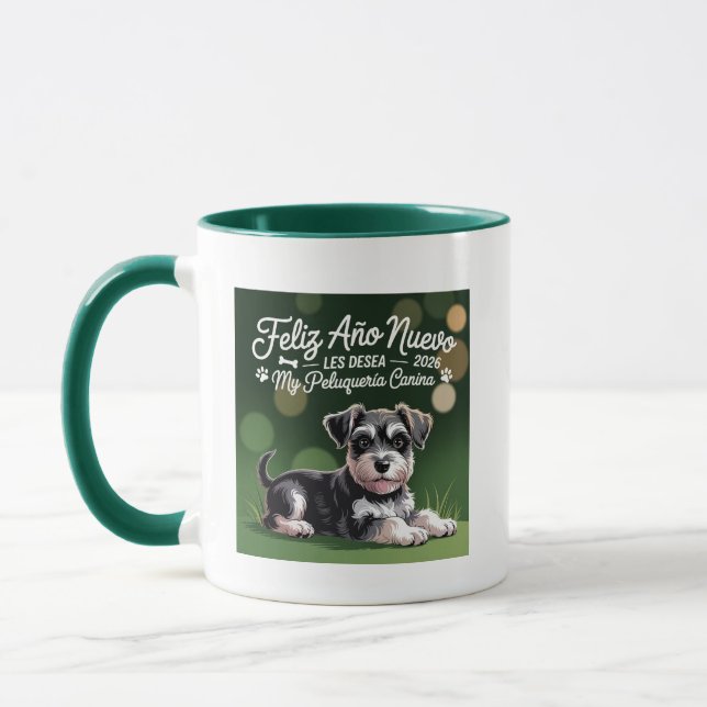 Cute Schnauzer Dog Lover Mug (Left)