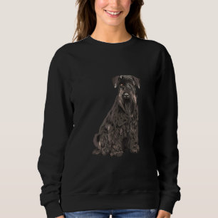 Cute Schnauzer For Schnauzer Dog Mom Dad Costume Sweatshirt