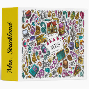 Cute School Binder - See Back