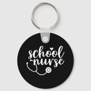 Cute School Nurse Appreciation Keychain