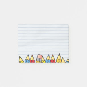 Cute School Personalized Post-it notes