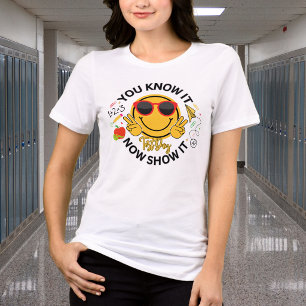 Cute School Test Day Tri-Blend Shirt
