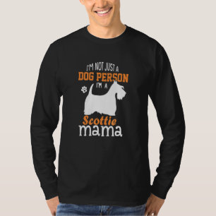 Cute Scottie Mom Scottie Mama Dog Mother's Day T-Shirt