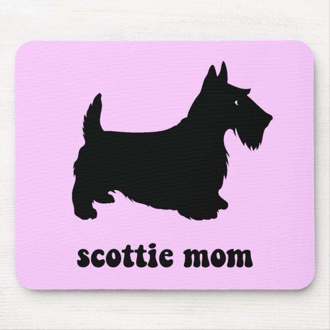 Cute Scottie Mouse Pad (Front)