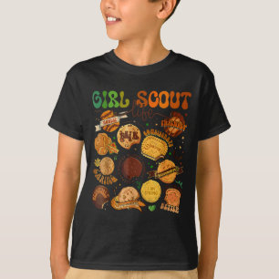 Cute scout girl cookie dealer girl troop leader T-Shirt