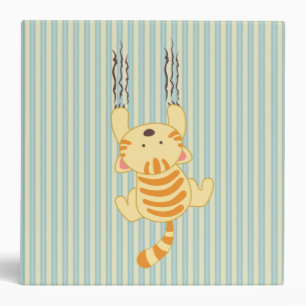 Cute scratching kitty cat fun 2 inch avery binder