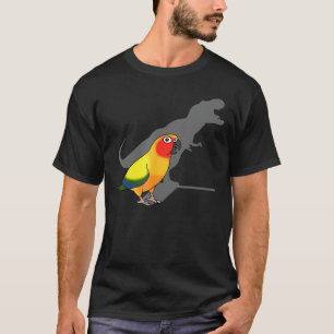 Cute Screaming Parrot, Birb Memes, Funny T-Rex Sun T-Shirt