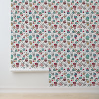 Cute Scrumptious Cupcake Pattern Bakery