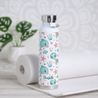 Cute Sea Animals Cool Pattern Custom Name