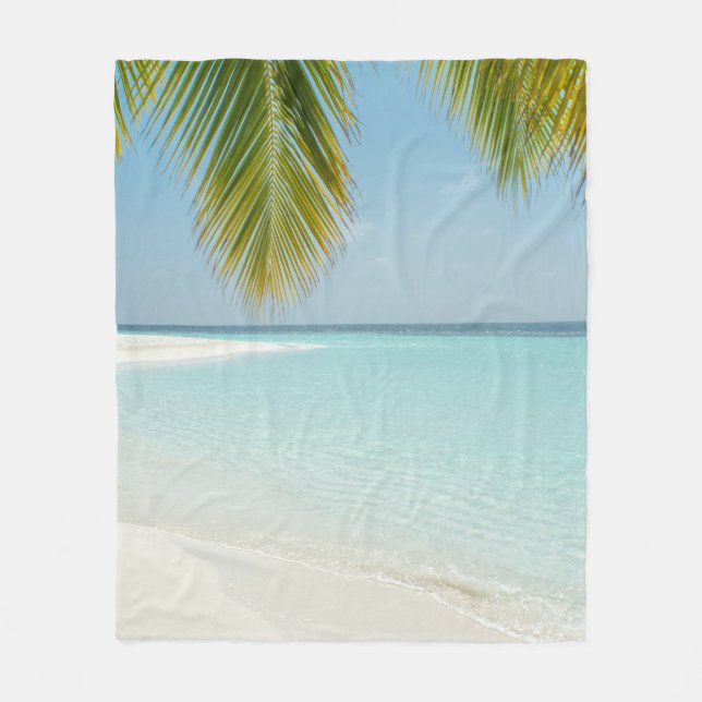 Cute Sea Animals Fleece Blanket (Front)