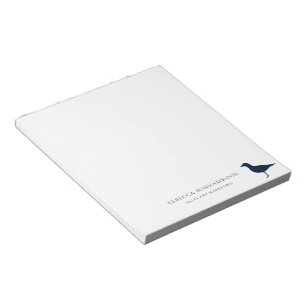 Cute Sea Gull Bird Nature Business Personalized Notepad