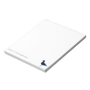 Cute Sea Gull Bird Nature Personalized Notepad
