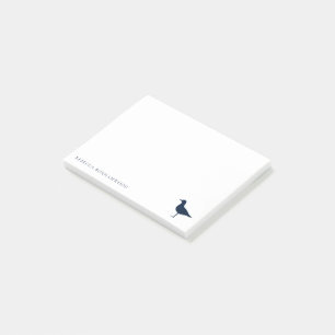 Cute Sea Gull Bird Personalized Nature Post-it Notes