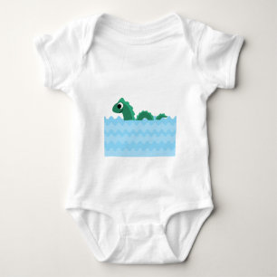 Cute Sea Monster Baby Bodysuit