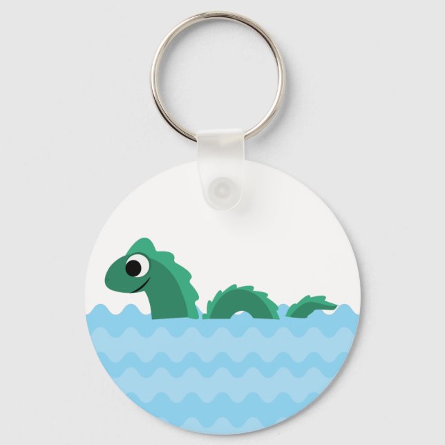 Cute Sea Monster Keychain (Front)