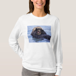 Cute Sea Otter Alaska, USA T-Shirt