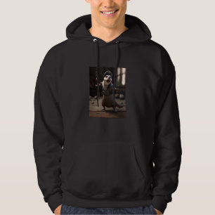 Cute Sea Otter Pet Dabbing Pirate Otter 3 Hoodie