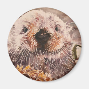 Cute Sea Otter Réfrigérateur Magnet Cadeau