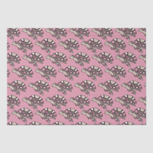 Cute sea turtle pink tissue paper