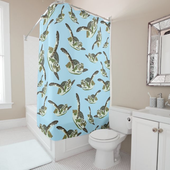 Cute Sea Turtles Pattern (In Situ)
