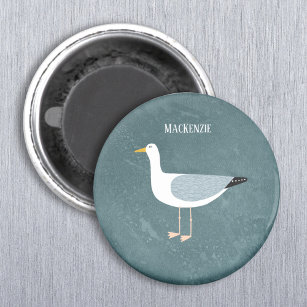 Cute Seagull Name Magnet