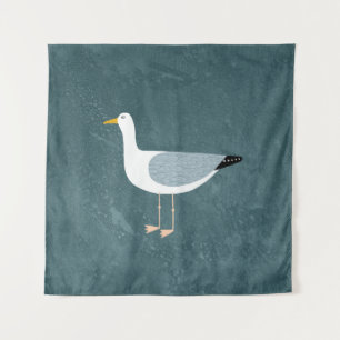 Cute Seagull Tapestry