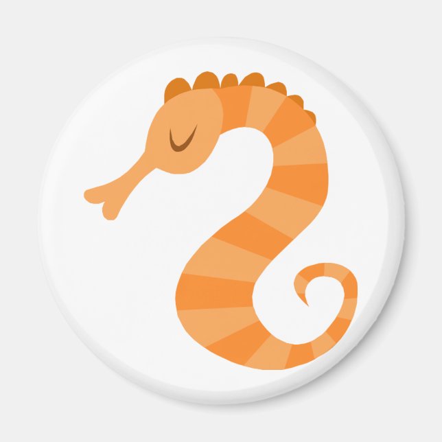 Cute Seahorse Magnet (Front)
