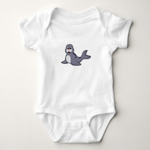 Cute Seal Baby Bodysuit