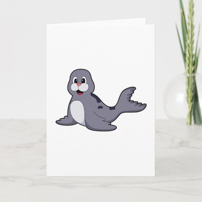Cute Seal Card (Front)