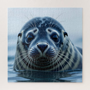 Cute Seal Close up Jigsaw Puzzle